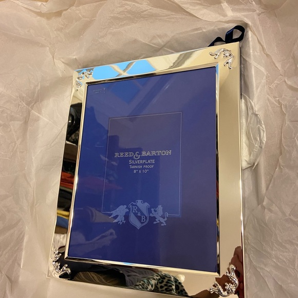 Reed & Barton tarnish free silver 8x10 plated pictures frame NIB - Picture 8 of 12